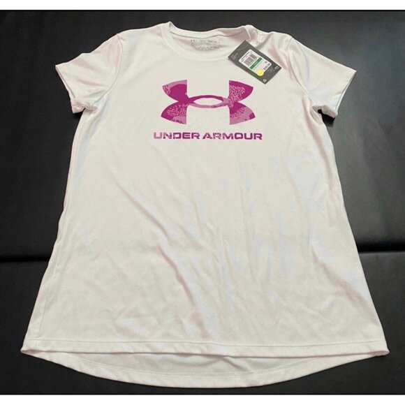 NWT Under Armour Leggings & Tee Set Girls Youth Size Large - Picture 2 of 4